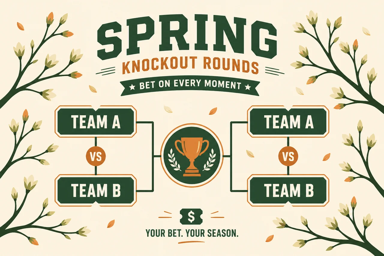 Spring knockouts bracket for European sports betting fixtures